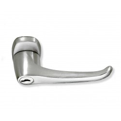 Lever Handle Assembly For Bottom Hinged Intake Doors